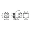 Compresseur, climatisation AVA QUALITY COOLING [JBAK003]