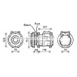 AVA QUALITY COOLING JDAK028 - Compresseur, climatisation