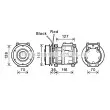 Compresseur, climatisation AVA QUALITY COOLING [JDAK030]