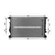 AVA QUALITY COOLING JE2080 - Radiateur, refroidissement du moteur