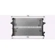 Radiateur, refroidissement du moteur AVA QUALITY COOLING [KA2340]