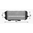 AVA QUALITY COOLING KA4329 - Intercooler, échangeur