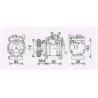 AVA QUALITY COOLING KAK283 - Compresseur, climatisation