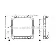 Radiateur, refroidissement du moteur AVA QUALITY COOLING [ME2160]