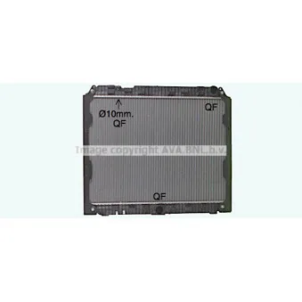 Radiateur, refroidissement du moteur AVA QUALITY COOLING OEM 9605002801