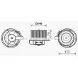 AVA QUALITY COOLING ME8287 - Moteur électrique, pulseur d'air habitacle