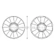 AVA QUALITY COOLING MEC283 - Roue du souffleur, refroidissementdu moteur