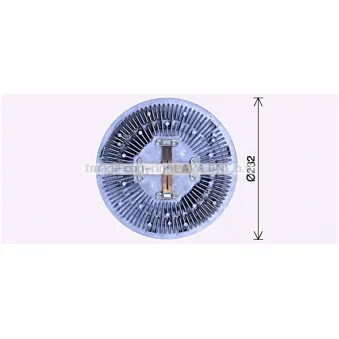 Embrayage, ventilateur de radiateur AVA QUALITY COOLING MEC324