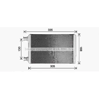 Système de chauffage AVA QUALITY COOLING MS6779