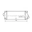 Intercooler, échangeur AVA QUALITY COOLING [MSA4677]