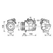 AVA QUALITY COOLING MSK682 - Compresseur, climatisation