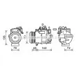 AVA QUALITY COOLING MSK683 - Compresseur, climatisation