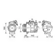 AVA QUALITY COOLING MSK697 - Compresseur, climatisation
