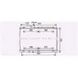AVA QUALITY COOLING MT2268 - Radiateur, refroidissement du moteur