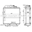 Radiateur, refroidissement du moteur AVA QUALITY COOLING [NH2027]