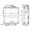 Radiateur, refroidissement du moteur AVA QUALITY COOLING [NH2028]