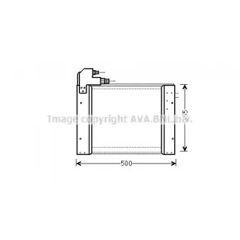 Condenseur, climatisation AVA QUALITY COOLING NH5018