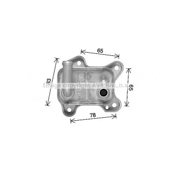 Radiateur d'huile AVA QUALITY COOLING OL3712
