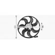 AVA QUALITY COOLING OL7737 - Ventilateur, refroidissement du moteur