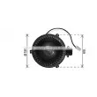 AVA QUALITY COOLING OL8723 - Moteur électrique, pulseur d'air habitacle