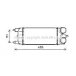 AVA QUALITY COOLING PEA4365 - Intercooler, échangeur