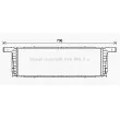 Radiateur, refroidissement du moteur AVA QUALITY COOLING [PR2093]