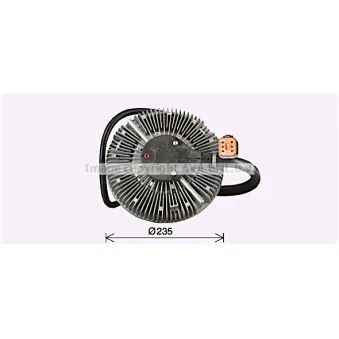 AVA QUALITY COOLING REC139 - Embrayage, ventilateur de radiateur