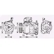 AVA QUALITY COOLING SAK025 - Compresseur, climatisation