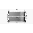 Radiateur, refroidissement du moteur AVA QUALITY COOLING [SZ2166]