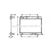 AVA QUALITY COOLING TO2716 - Radiateur, refroidissement du moteur