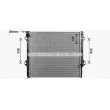 AVA QUALITY COOLING TO2788 - Radiateur, refroidissement du moteur