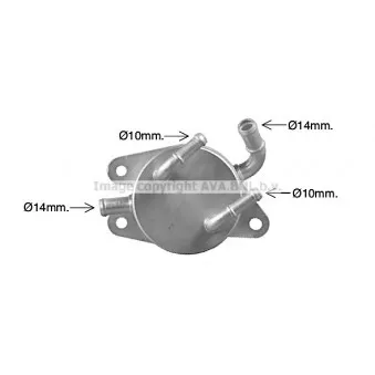 Radiateur d'huile de boîte automatique AVA QUALITY COOLING OEM 3349342070