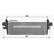 Intercooler, échangeur AVA QUALITY COOLING [TO4774]
