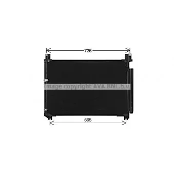 Condenseur, climatisation AVA QUALITY COOLING TO5761D
