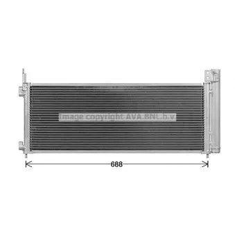 AVA QUALITY COOLING TO5779D - Condenseur, climatisation