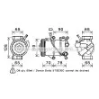 AVA QUALITY COOLING TOK719 - Compresseur, climatisation