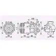 AVA QUALITY COOLING TOK742 - Compresseur, climatisation