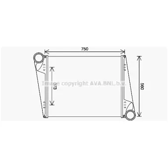 AVA QUALITY COOLING VL4090 - Intercooler, échangeur