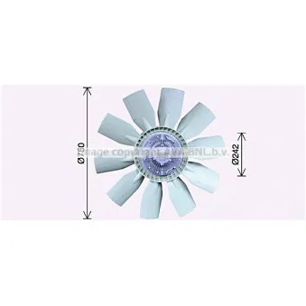 Ventilateur, refroidissement du moteur AVA QUALITY COOLING OEM 8149971