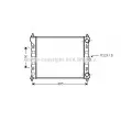 AVA QUALITY COOLING VN2098 - Radiateur, refroidissement du moteur