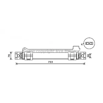 Radiateur d'huile de boîte automatique AVA QUALITY COOLING OEM 3C0317019C Radiateur d'huile de boîte automatique AVA QUALITY COOLING OEM 3C0317019C