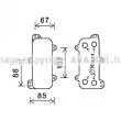 AVA QUALITY COOLING VN3392 - Radiateur d'huile