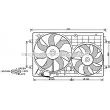 AVA QUALITY COOLING VN7528 - Ventilateur, refroidissement du moteur