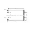 AVA QUALITY COOLING VNA2223 - Radiateur, refroidissement du moteur