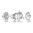 AVA QUALITY COOLING VNAK384 - Compresseur, climatisation