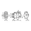 AVA QUALITY COOLING VNK384 - Compresseur, climatisation