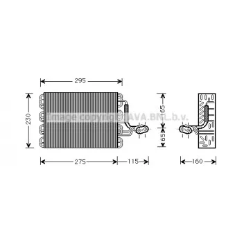 Evaporateur climatisation DELPHI TSP0525032