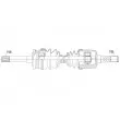 TEKNÖR NPW-MZ-066 - Arbre de transmission avant droit 