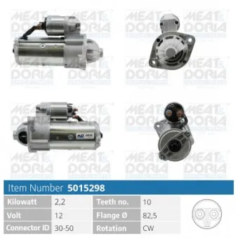 MEAT & DORIA 5015298 - Démarreur