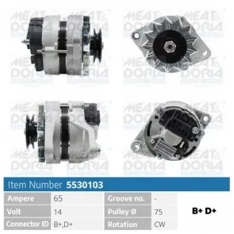 Alternateur MEAT & DORIA OEM 4808510